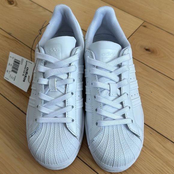 Adidas Superstar, white, US4.5M/6W - Picture 4 of 9